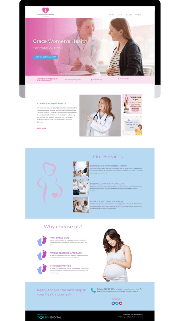 Website Design and Digital Marketing - Website for Doctors and Clinics