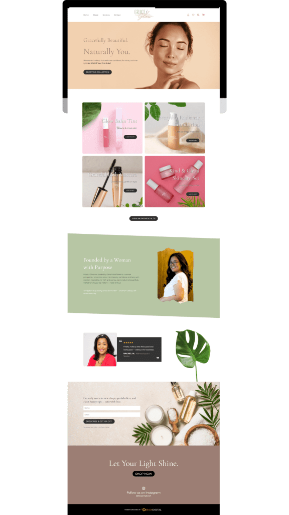 Website Design and Digital Marketing - Website for eCommerce